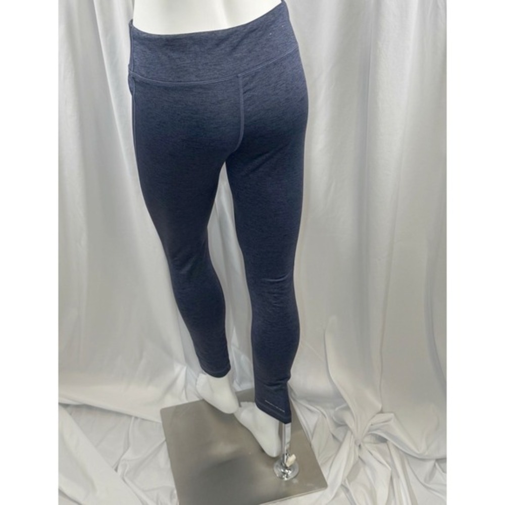 Columbia Dark Blue Heathered Leggings Activewear M Goprcore Sporty 87-02 - Picture 9 of 13